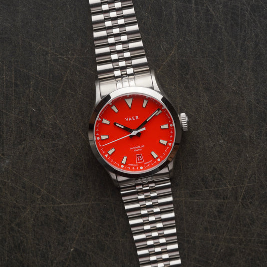 A3 Atlas Orange on Jubilee Bracelet