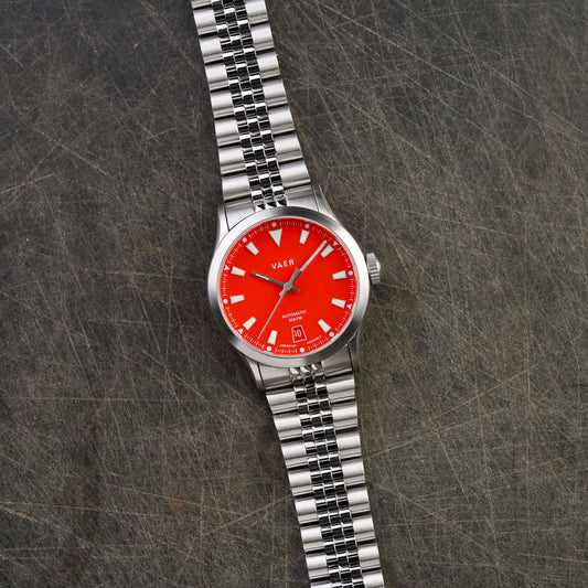 A3 Atlas Orange on Jubilee Bracelet (Prototype)